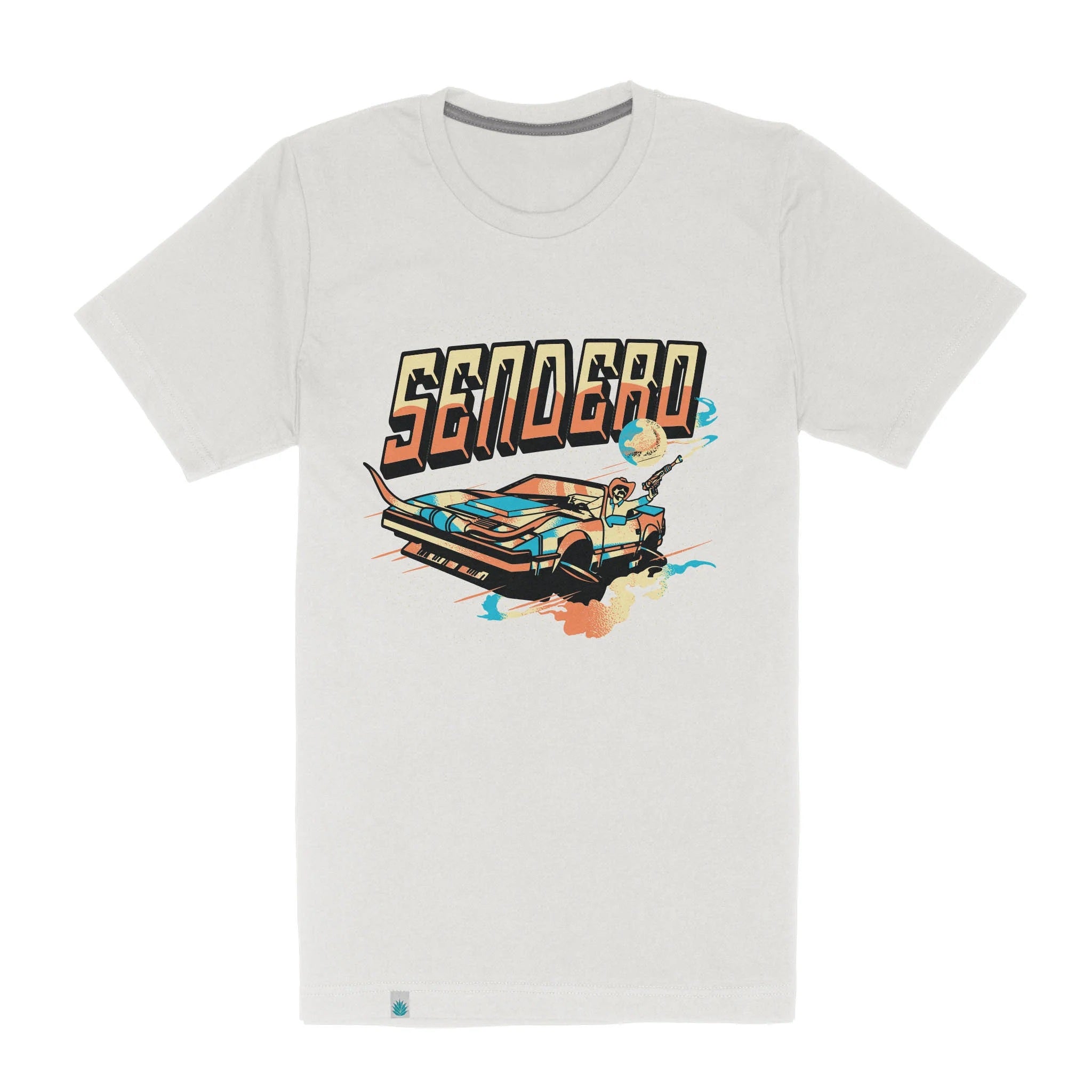 Cosmic Cadillac T-Shirt- Vintage White